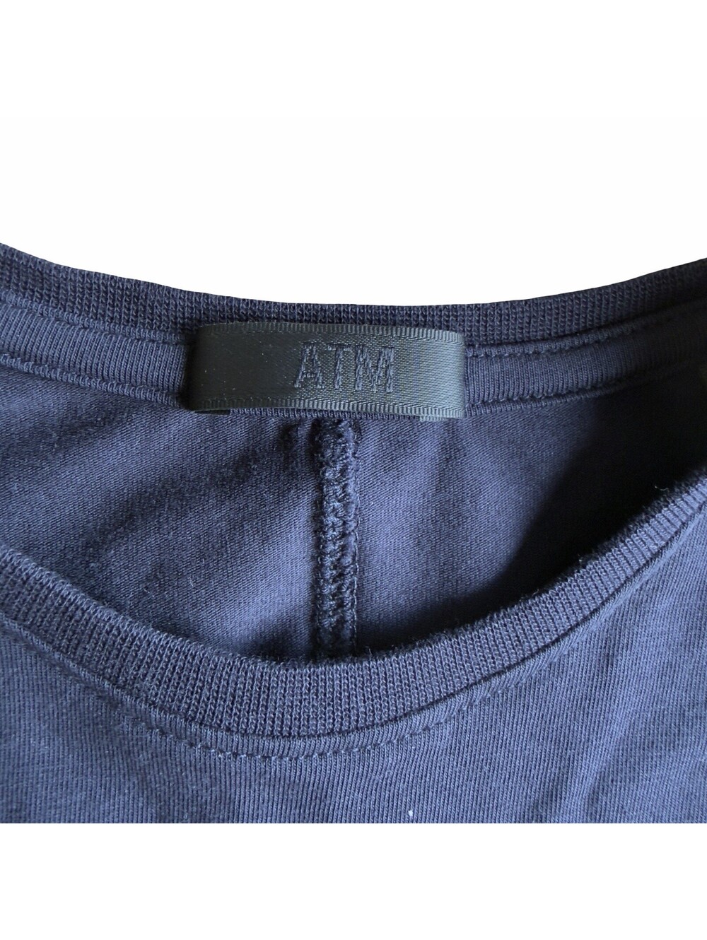 ATM Anthony Thomas Melillo Navy Sleeveless Gathered Waist Dress XS TP - Picture 2 of 6